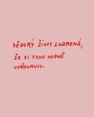 ✨ Někdo by si možná mohl myslet, že žít vědomě znamená mít všechno dokonale pod kontrolou. Zdravě se stravovat, být vždy...